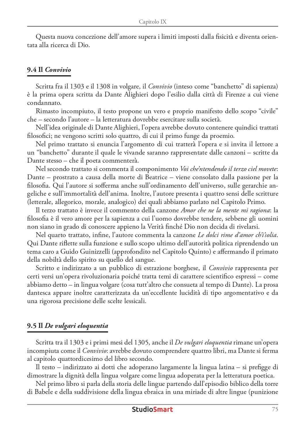 Compendio di Letteratura Italiana - Dalle origini al Cinquecento