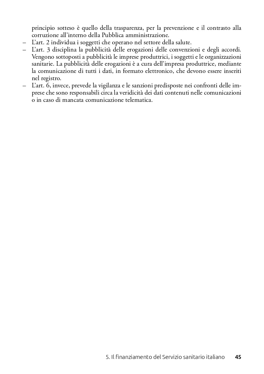 Legislazione Sanitaria