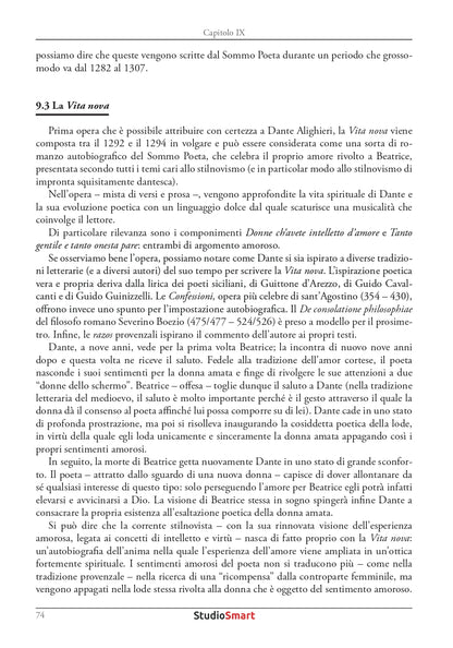 Compendio di Letteratura Italiana - Dalle origini al Cinquecento