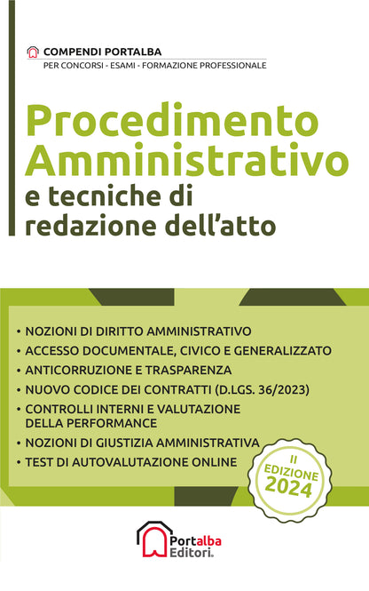 Procedimento amministrativo e tecniche di redazione dell’atto