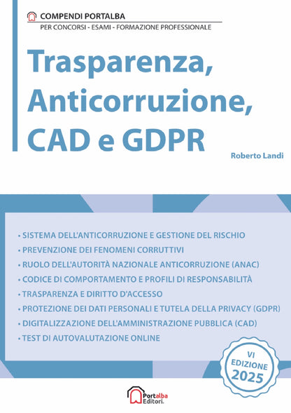 Trasparenza, anticorruzione, CAD e GDPR