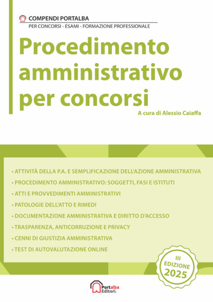 Procedimento amministrativo per concorsi