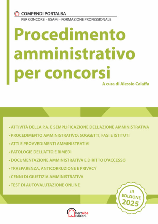 Procedimento amministrativo per concorsi