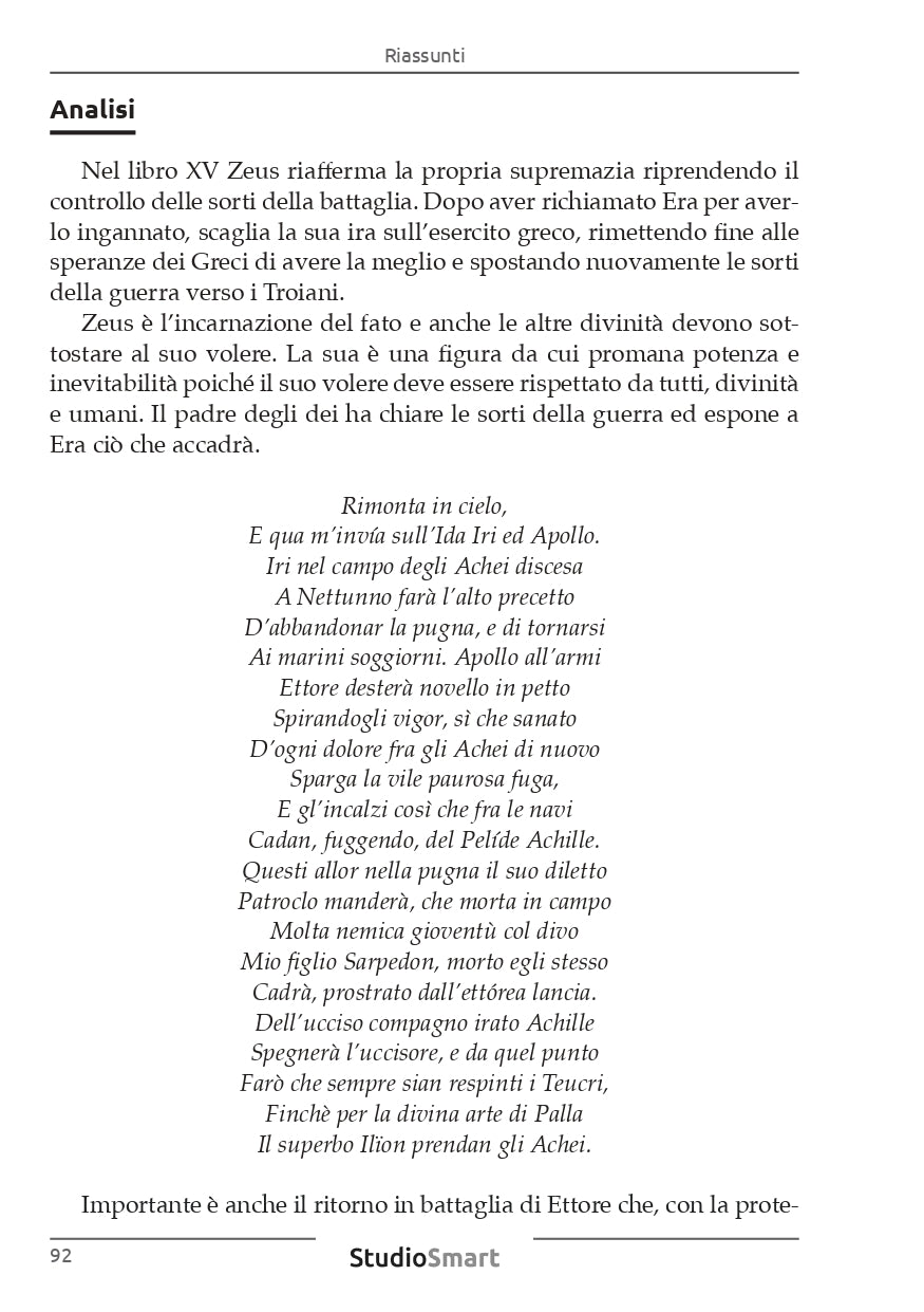 Iliade - Analisi, riassunti e personaggi