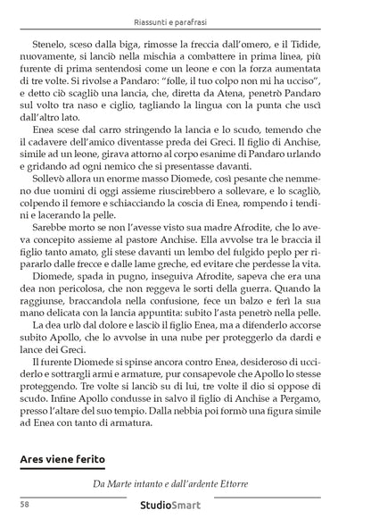Iliade - Riassunti e parafrasi