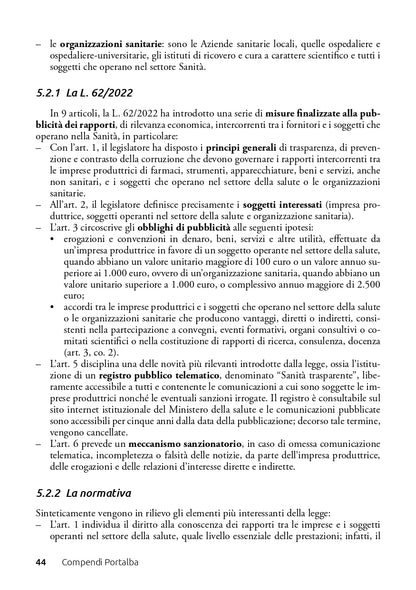 Legislazione Sanitaria
