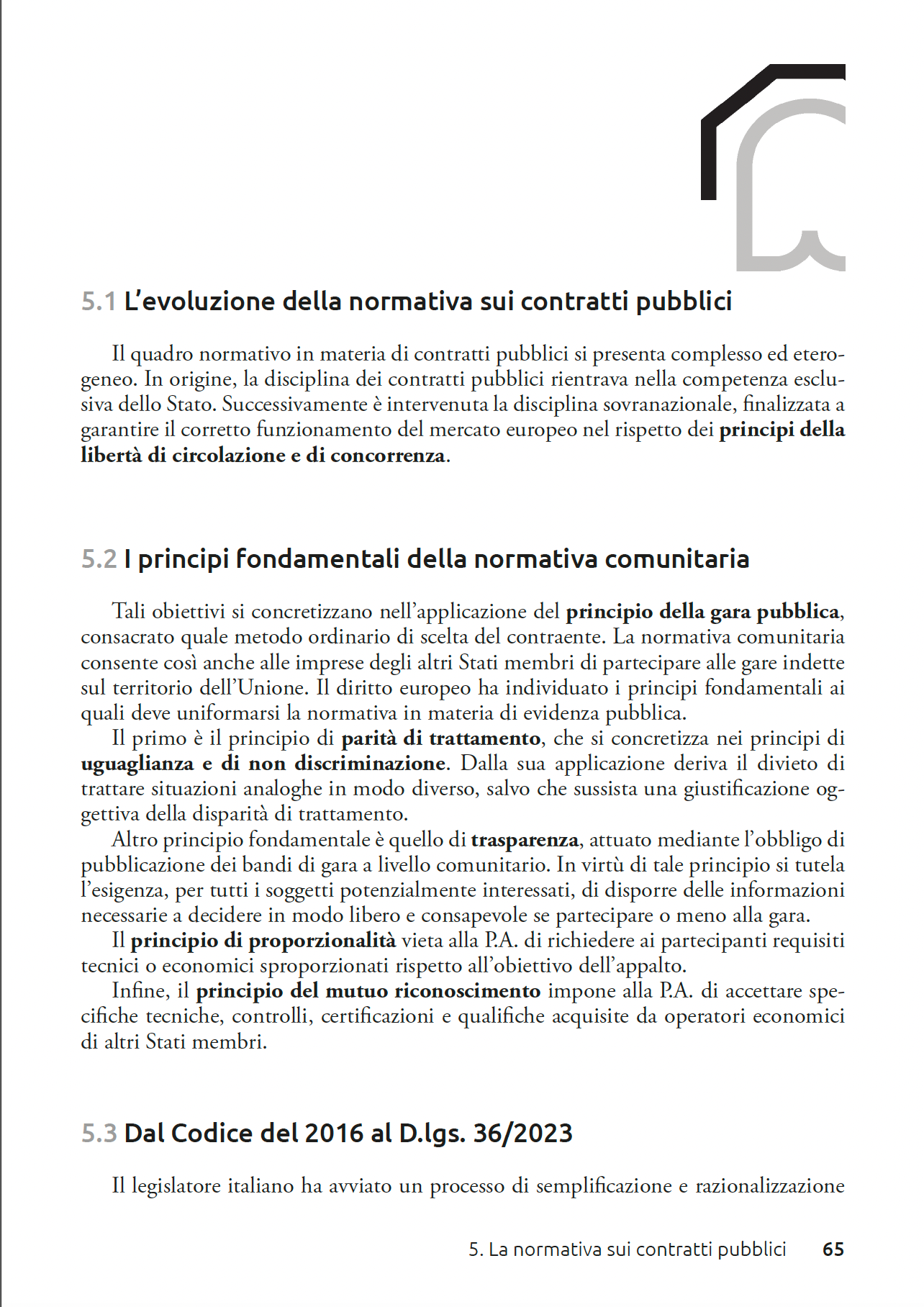 La disciplina dei Contratti Pubblici