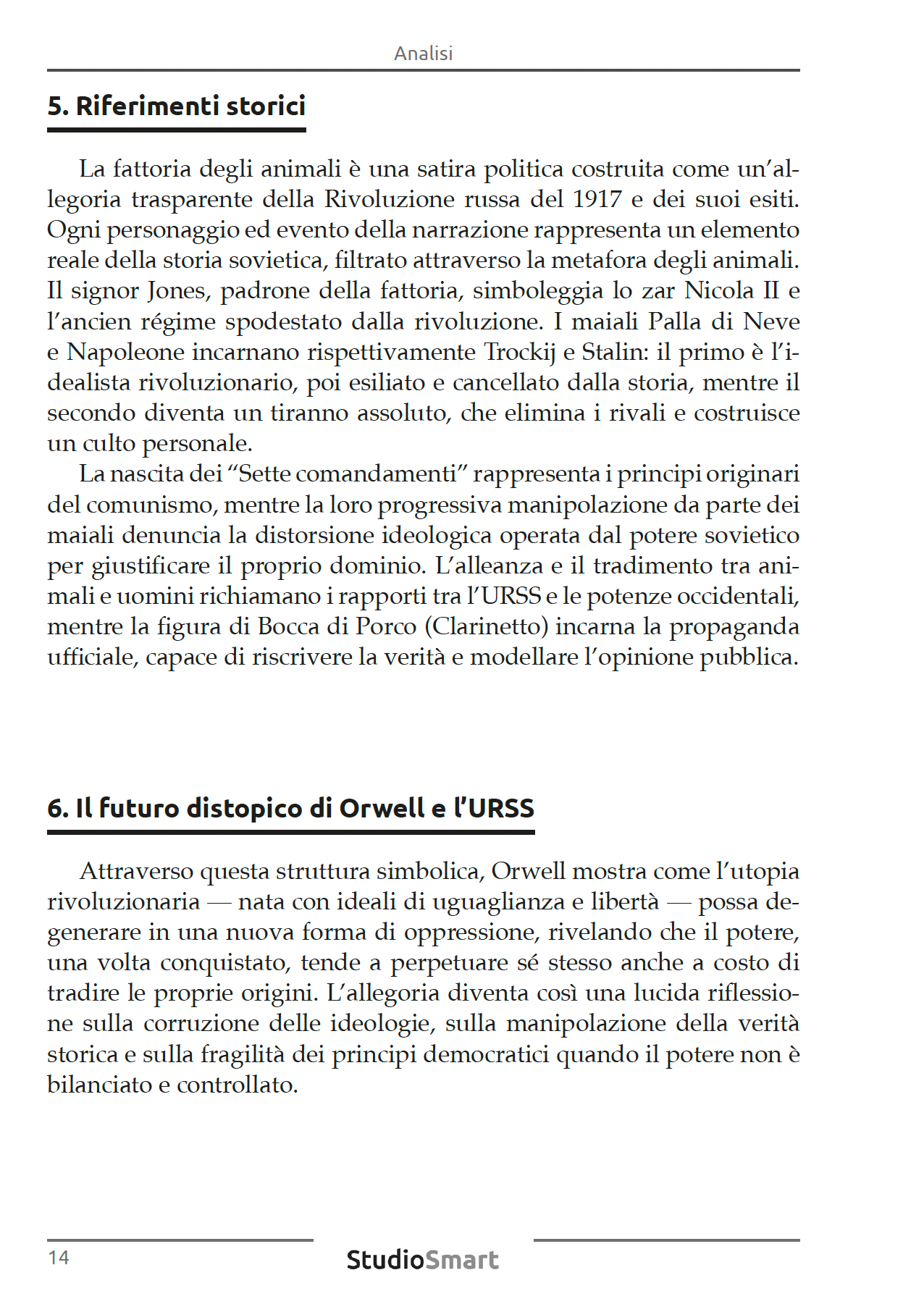 La fattoria degli animali di Orwell