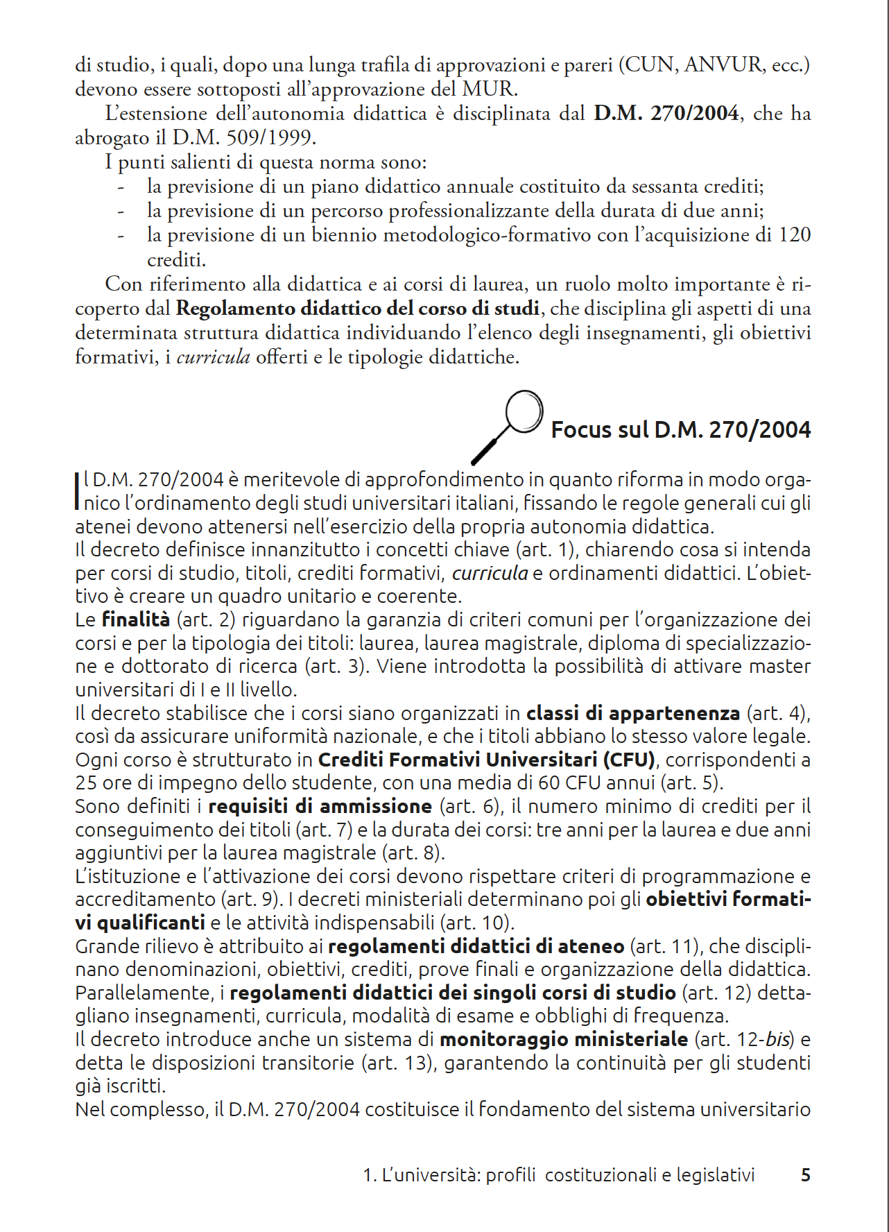 Legislazione Universitaria