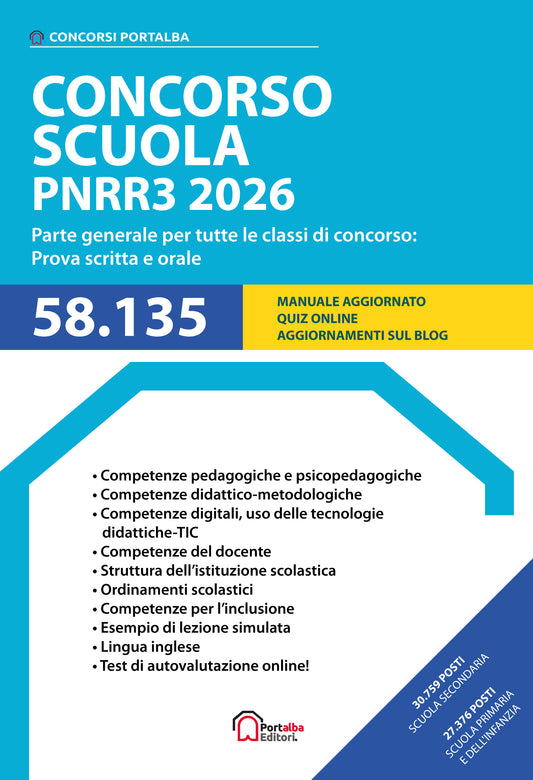 Concorso Scuola PNRR3 2026