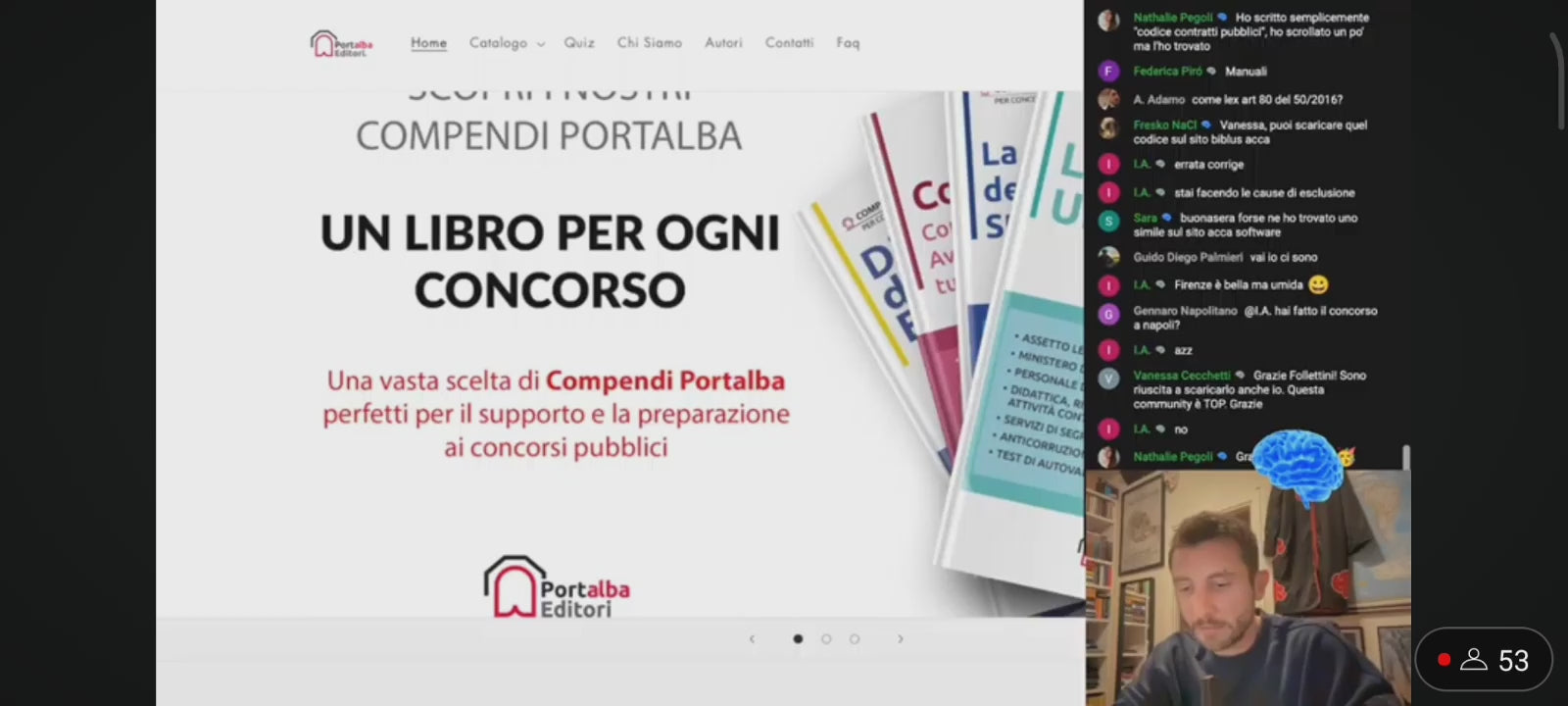 Carica il video: Un video di un esperto in concorsi online che raccomanda i nostri compendi per superare i concorsi